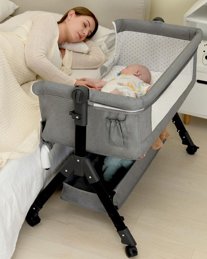 BCOL Grey Bedside Sleeper